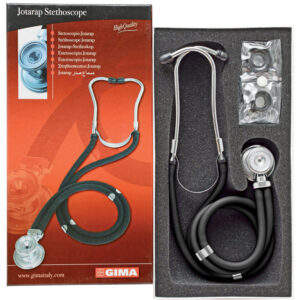 Fonendoscopio Jotarap GIMA de Doble Cabeza – Estetoscopio Tipo Sprague Rappaport, Doble Tubo y Sin Látex | Refs. 32579 a 32587