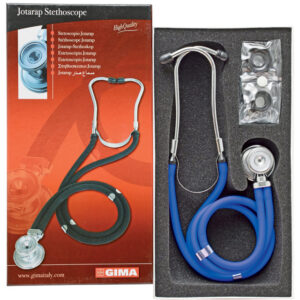 Fonendoscopio Jotarap GIMA de Doble Cabeza – Estetoscopio Tipo Sprague Rappaport, Doble Tubo y Sin Látex | Refs. 32579 a 32587