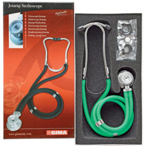 Fonendoscopio Jotarap GIMA de Doble Cabeza – Estetoscopio Tipo Sprague Rappaport, Doble Tubo y Sin Látex | Refs. 32579 a 32587