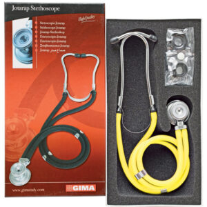 Fonendoscopio Jotarap GIMA de Doble Cabeza – Estetoscopio Tipo Sprague Rappaport, Doble Tubo y Sin Látex | Refs. 32579 a 32587