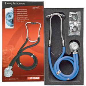 Fonendoscopio Jotarap GIMA de Doble Cabeza – Estetoscopio Tipo Sprague Rappaport, Doble Tubo y Sin Látex | Refs. 32579 a 32587
