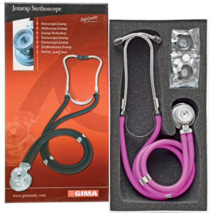 Fonendoscopio Jotarap GIMA de Doble Cabeza – Estetoscopio Tipo Sprague Rappaport, Doble Tubo y Sin Látex | Refs. 32579 a 32587