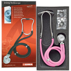 Fonendoscopio Jotarap GIMA de Doble Cabeza – Estetoscopio Tipo Sprague Rappaport, Doble Tubo y Sin Látex | Refs. 32579 a 32587