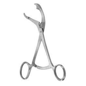 Fórceps de hueso Verbruge 24 cm – Instrumental de ortopedia veterinaria en acero inoxidable (GIMA, Ref. 80047)