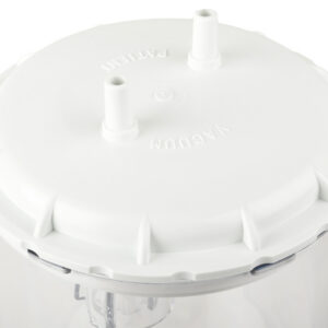 Frasco de aspiración de 4 litros con tapa autoclavable 121 °C – Policarbonato Makrolon® para sistemas de vacío central y aspiradores GIMA (Ref. 28228)
