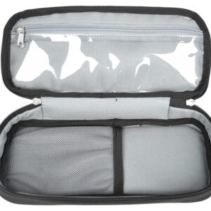 Funda blanda multiusos GIMA para estetoscopio y accesorios de enfermería – Negro, 28 x 12,5 x 6,5 cm (Ref. 27137)