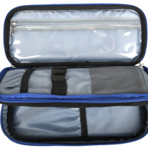 Funda blanda multiusos GIMA para estetoscopio y accesorios de enfermería – Negro, 28 x 12,5 x 6,5 cm (Ref. 27137)