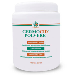 Germocid Peracético GIMA – Desinfectante Esterilizante en Frío en Polvo 500 g (Caja de 2 uds.) | Endoscopios e Instrumental