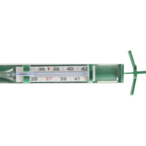 GIMA ECOLOGICAL THERMOMETER with magnifying lens and shake-down aid