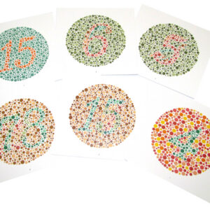 GIMA TEST FOR COLOUR DEFICIENCY - 15 plates - adult - new numbers