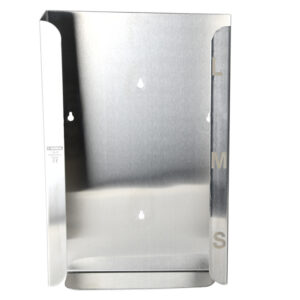 GLOVE DISPENSER - triple - stainless steel