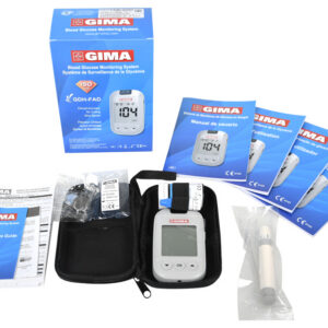 Glucómetro GIMA Glucose Monitor Kit mg/dL | Ref. 24110 | Kit de Autocontrol de Glucosa (GB, FR, IT, ES, PT, DE)