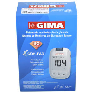 Glucómetro GIMA Glucose Monitor Kit mg/dL | Ref. 24110 | Kit de Autocontrol de Glucosa (GB, FR, IT, ES, PT, DE)