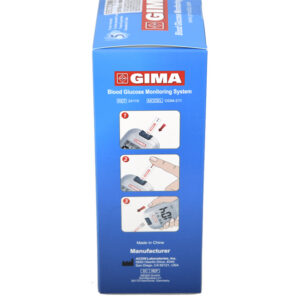 Glucómetro GIMA Glucose Monitor Kit mg/dL | Ref. 24110 | Kit de Autocontrol de Glucosa (GB, FR, IT, ES, PT, DE)