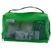 GREEN POUCH WITH HANDLE