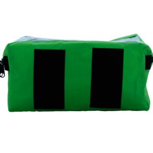 GREEN POUCH WITH HANDLE