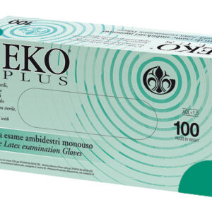 Guantes de Látex para Examen Médico No Estériles GIMA – Prepolvorizados, Ambidiestros con Dobladillo, Talla XL (Caja de 100)