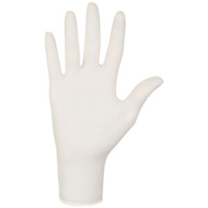 Guantes de Látex sin Polvo para Examen Médico DERMAGEL® GIMA – Ambidiestros, No Estériles, Caja de 100 uds (Tallas S a XL)
