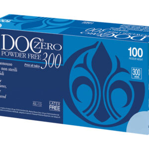 Guantes de Nitrilo Largos 300 mm para Examen Médico – Sin Polvo y Sin Látex, Azul Regular | Caja de 100 uds (GIMA)