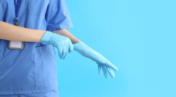 guantes examen medico