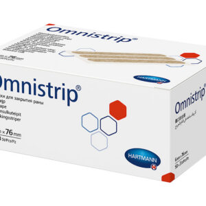 Hartmann Omnistrip 3 x 76 mm | Tiras de Cierre Cutáneo Adhesivas Estériles Color Piel (Ref. GM59300 / 540681)