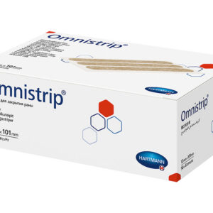 Hartmann Omnistrip 3 x 76 mm | Tiras de Cierre Cutáneo Adhesivas Estériles Color Piel (Ref. GM59300 / 540681)