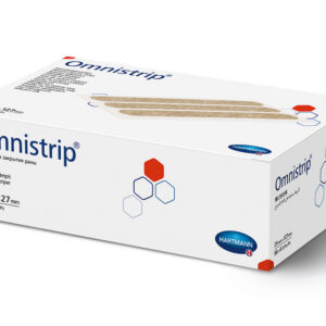 Hartmann Omnistrip 3 x 76 mm | Tiras de Cierre Cutáneo Adhesivas Estériles Color Piel (Ref. GM59300 / 540681)