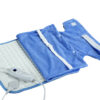 HEATING PAD WITH COVER - grey/ceil blue