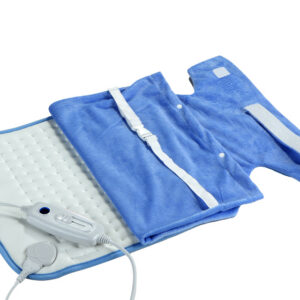 HEATING PAD WITH COVER - grey/ceil blue