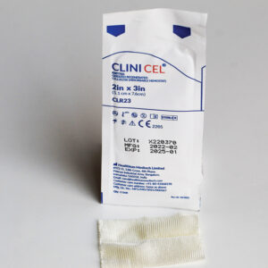 Hemostático Absorbible Clinicel Standard de Celulosa Oxidada Regenerada – GIMA (Equivalente a SURGICEL) – Caja de 6 uds.