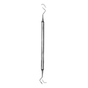 Instrumento de periodoncia GIMA Fig. ST 2/3 – Instrumental periodontal de acero inoxidable, referencia 60155 (Clase I)