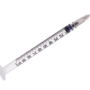 INSULIN SYRINGES ASSEMBLED NEEDLE 27G - 1 ml