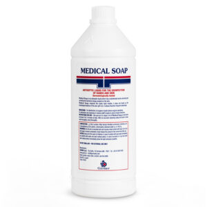 Jabón antiséptico Medical Soap GIMA – Sachet monodosis 5 ml (Ref. GM36628) – Caja de 500 uds. | Desinfección de manos y piel