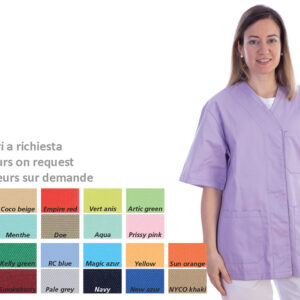 JACKET WITH STUD - cotton/polyester