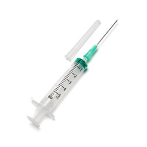 Jeringa BD Emerald 5 ml con aguja 21G (0,8x40 mm) - punta céntrica Luer Slip, aguja desmontada | Caja de 100 uds