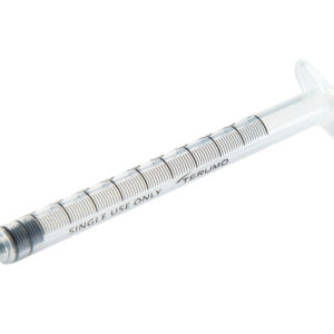 Jeringa de 3 cuerpos tuberculina 1 ml sin aguja Terumo® | Cono Luer Slip céntrico | Ref. MDSS01SE | Caja de 100 uds estériles