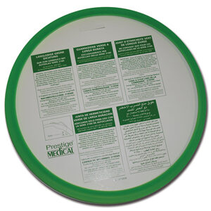 Junta de sellado de silicona verde para autoclaves Prestige Medical (códigos 35709-35712) · Ref. GIMA 35720