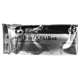Papel termico Mitsubishi K-61B caja con 4 rollos ref 0072001