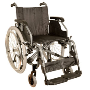 KING ALUMINIUM FOLDING WHEELCHAIR
