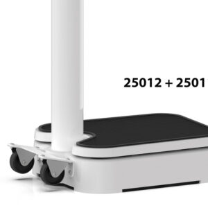 Kit de 2 ruedas de transporte para báscula de columna mecánica GIMA 25011 – Accesorio opcional de movilidad (Ref. 25012) – GM25012