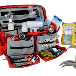 Kit de Emergencias GIMA 7 Completo – Bolsa Inteligente Grande de Poliéster 600D Roja (Ref. GIMA 34174)