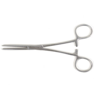 KLEMMER FORCEPS - straight - 18 cm