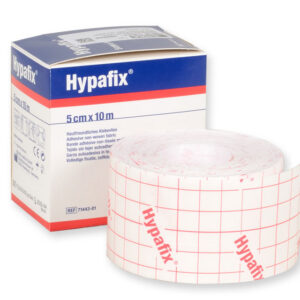 Lámina de sujeción de apósitos HYPAFIX® BSN 50 mm × 10 m – Tejido no tejido con adhesivo poliacrílico (Ref. 71443-01)