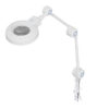 Lámpara de exploración con lupa GIMANORD LED PLUS Tunable White GIMA | Luz fría LED regulable 4-100 %, CRI 95 Ra, sobremesa con pinza (Ref. GM30714)