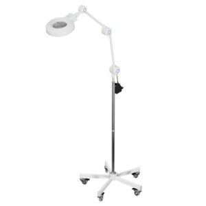 Lámpara de exploración con lupa GIMANORD LED PLUS Tunable White GIMA | Luz fría LED regulable 4-100 %, CRI 95 Ra, sobremesa con pinza (Ref. GM30714)