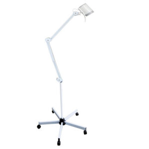 Lámpara de exploración LED HYRIDIA 7 LEDs 10W GIMA con brazo metálico tipo pantógrafo y carro (Ref. 49041)