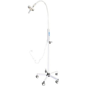Lámpara de exploración LED LUMEX con asa direccional esterilizable sobre carro (trolley) – GIMA (Ref. 49045)
