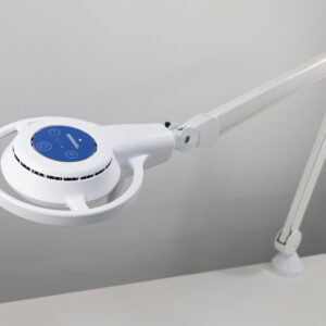Lámpara de exploración LED MS LED PLUS LIGHT sobre carro con brazo articulado 90 cm y luz regulable – GIMA (Ref. 49132)