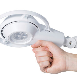 Lámpara de exploración LED MS LED PLUS LIGHT sobre carro con brazo articulado 90 cm y luz regulable – GIMA (Ref. 49132)
