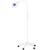 Lámpara de exploración LED para cirugía menor MS LED FLEX PLUS LIGHT con carro (trolley) – Brazo flexible/articulado de 70 cm, 65.000 lux y Ra > 97% | GIMA 49133